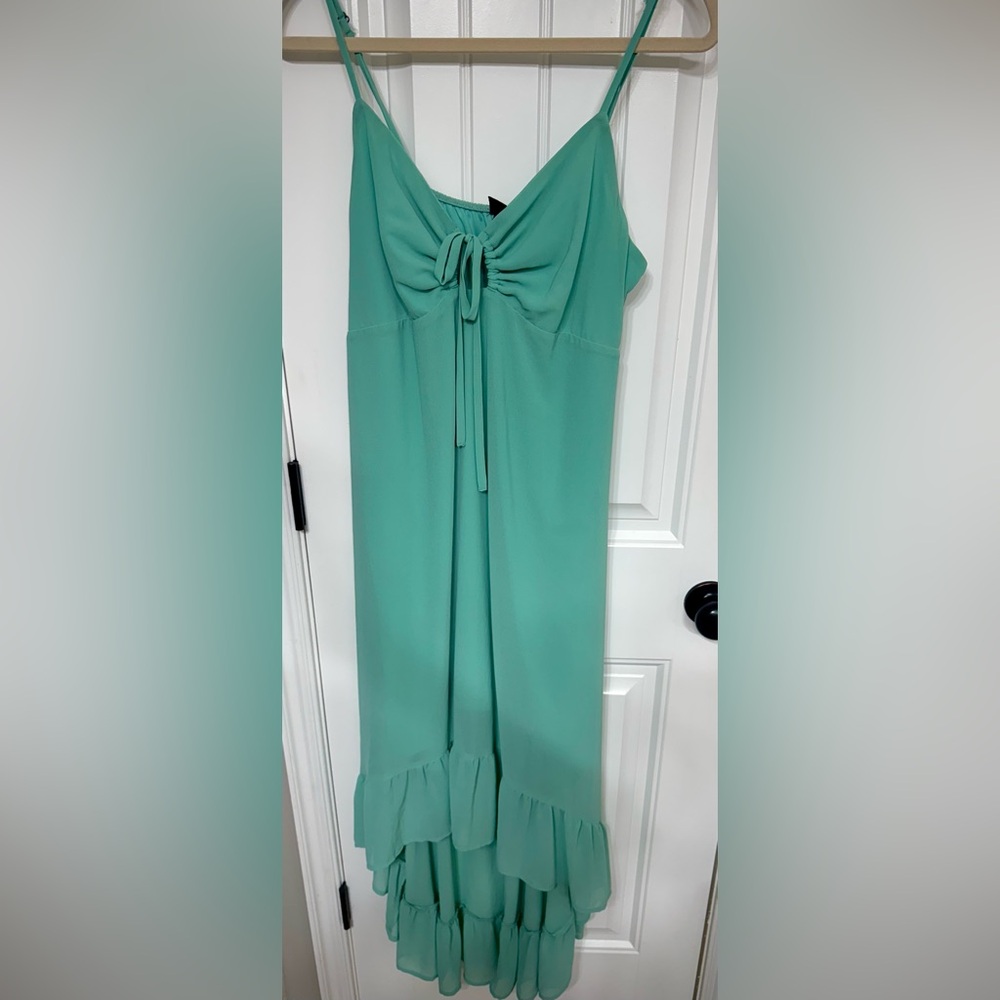 Mint Green Spaghetti Strap Dress